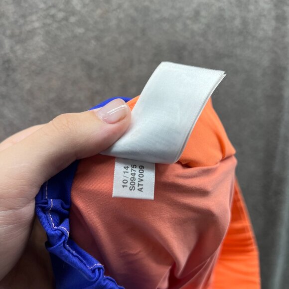 Adidas Skirt Womens Medium Orange Blue Response Climalite Athletic Tennis Skort - Picture 10 of 11